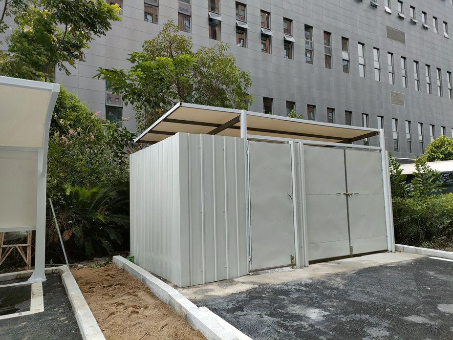 四川应急办车棚膜结构工程照片11_成都膜结构案例