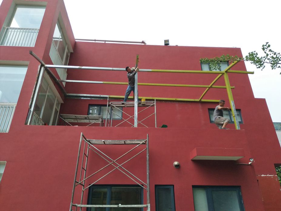 成都嘉德蒙台梭利双语幼儿园遮阳结构工程照片2_成都膜结构案例