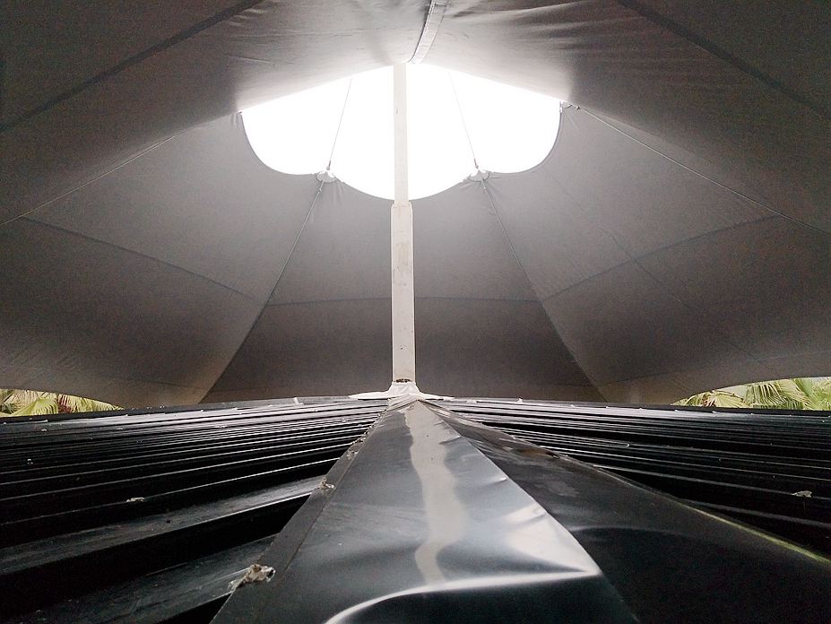 成都熊猫基地玫瑰餐厅膜结构工程照片5_成都膜结构案例