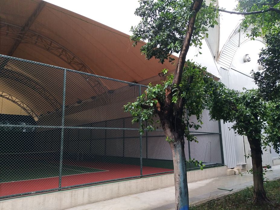 成都锦江区网球场遮阳膜结构工程照片9_成都膜结构案例
