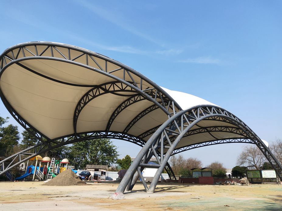 眉山东坡区青少年实践基地广场膜结构